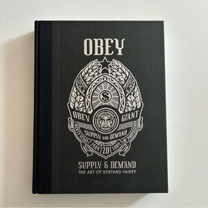 Obey Black and White Graphic Art Book
